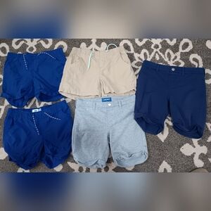 Old Navy Kids Shorts in Blue, Gray, and Tan